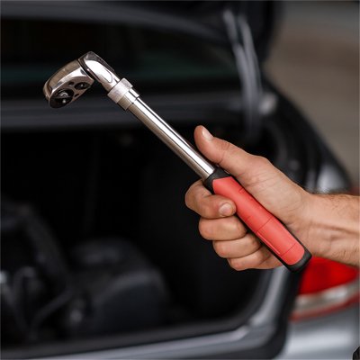 Clé à cliquet | Professionnelle Chromée Pivotante